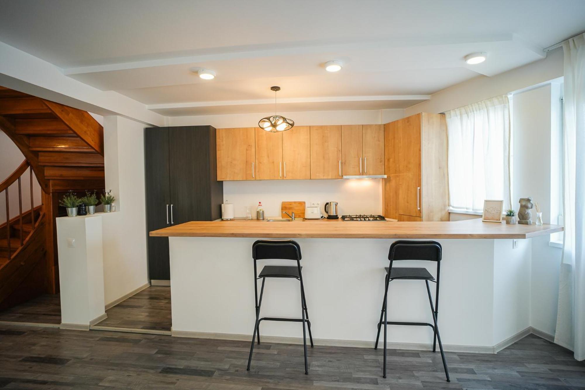Penthouse With Huge Rooftop Terrace & City View Bukarest Exteriör bild